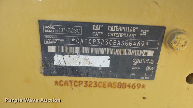image for item DC1314 2006 Caterpillar CP-323C single drum vibratory roller