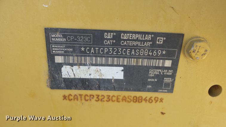 image for item DC1314 2006 Caterpillar CP-323C single drum vibratory roller