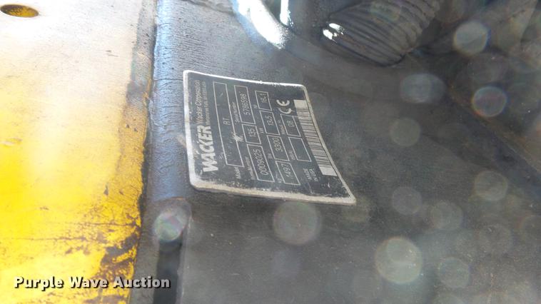 image for item DC1318 2007 Wacker RT trench compactor