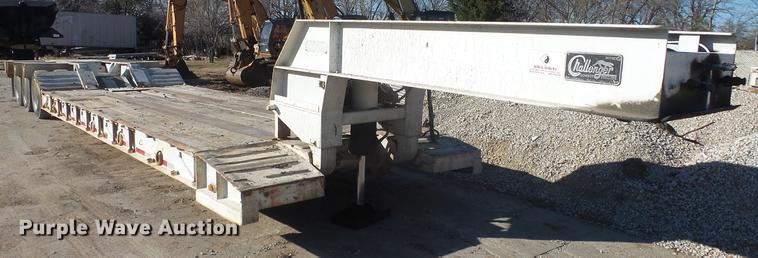 image for item DC1319 1991 Witzco Challenger RG50 lowboy equipment trailer