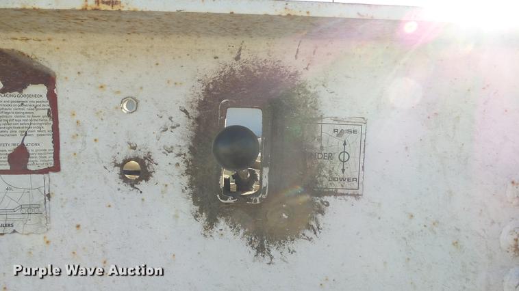 image for item DC1319 1991 Witzco Challenger RG50 lowboy equipment trailer