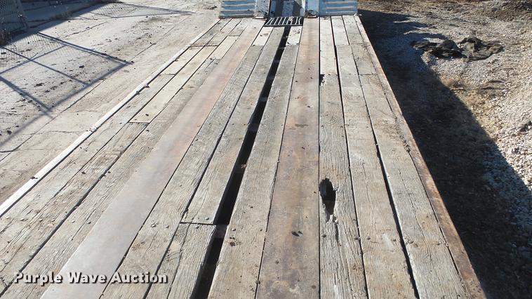 image for item DC1319 1991 Witzco Challenger RG50 lowboy equipment trailer