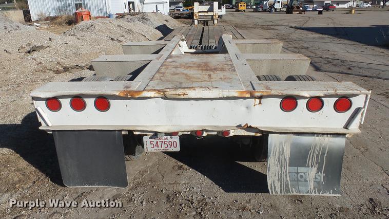 image for item DC1319 1991 Witzco Challenger RG50 lowboy equipment trailer