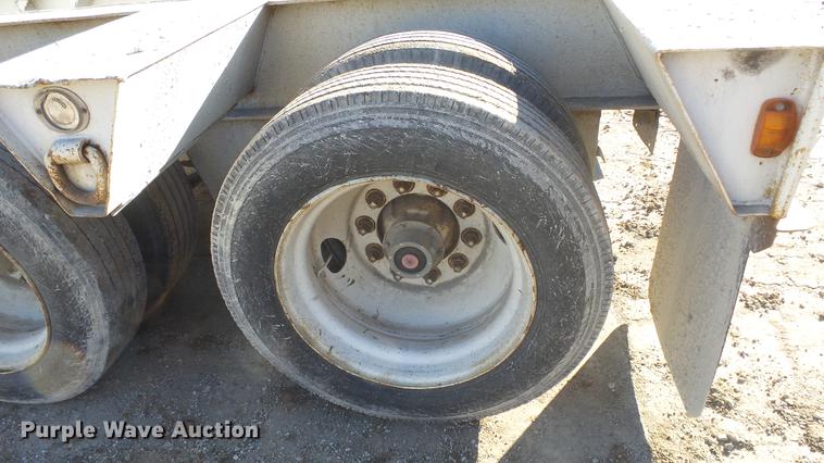 image for item DC1319 1991 Witzco Challenger RG50 lowboy equipment trailer