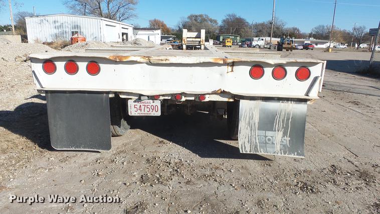 image for item DC1319 1991 Witzco Challenger RG50 lowboy equipment trailer