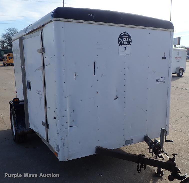 image for item DC1325 1994 Wells Cargo enclosed cargo trailer