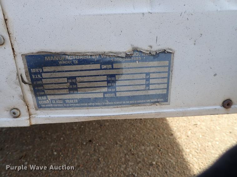 image for item DC1325 1994 Wells Cargo enclosed cargo trailer
