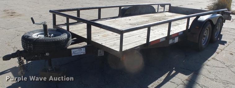 image for item DG2792 2015 102 Ironworks utility trailer