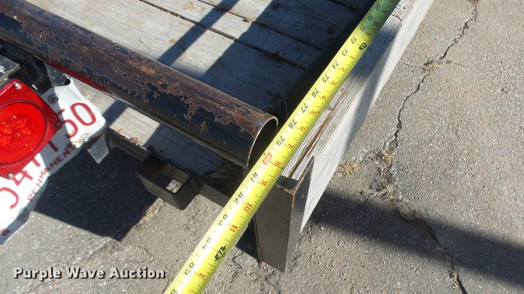 image for item DG2792 2015 102 Ironworks utility trailer