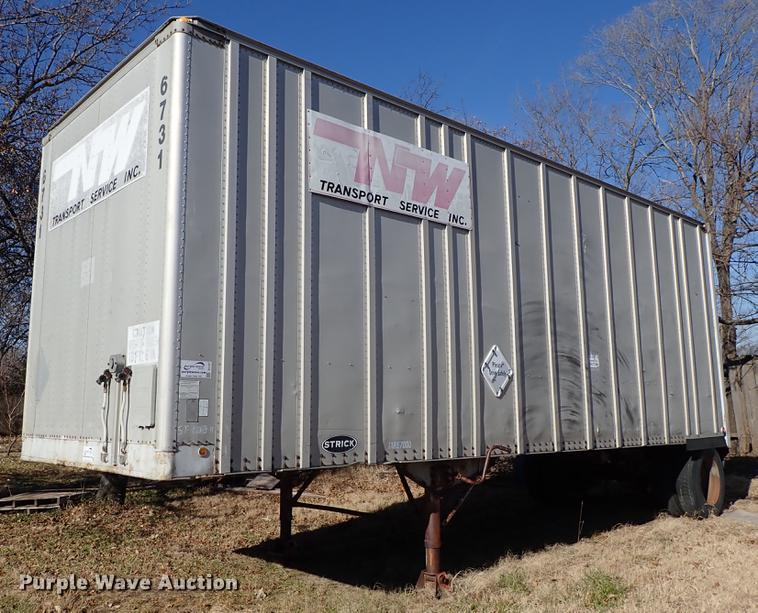 image for item DG2870 1988 Strick dry van trailer