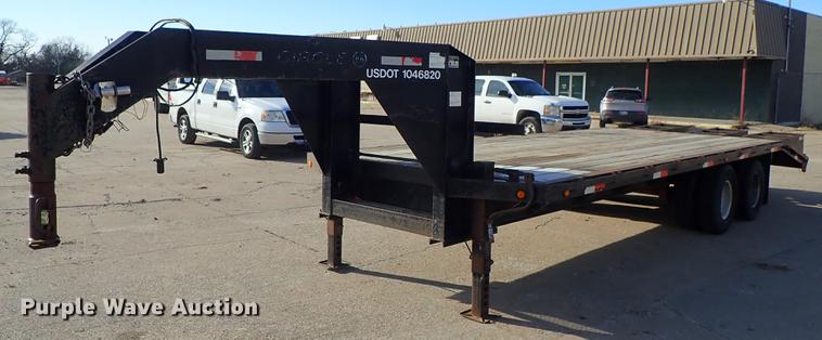 image for item DG2874 2002 Circle M equipment trailer