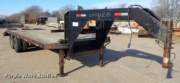 image for item DG2874 2002 Circle M equipment trailer