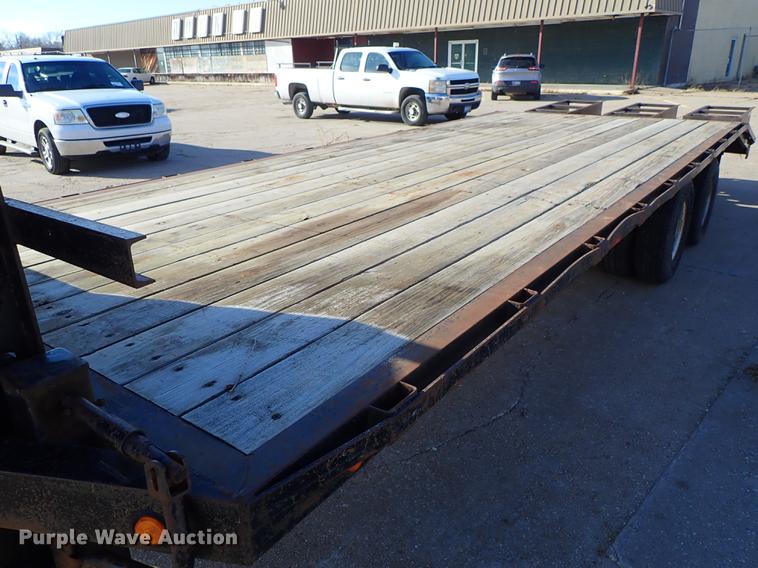 image for item DG2874 2002 Circle M equipment trailer