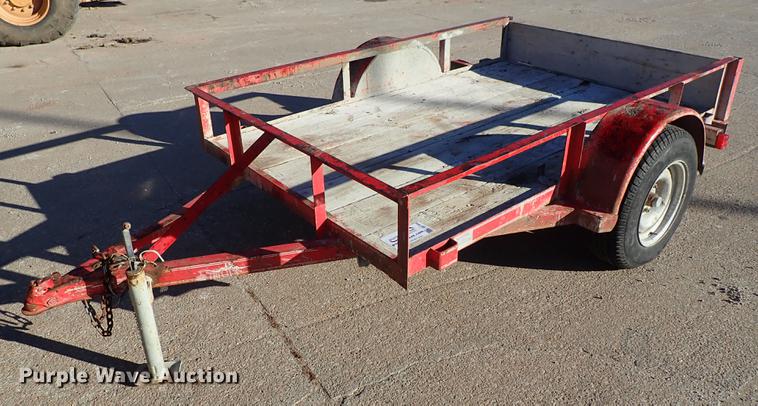image for item DG2904 1996 Terrys Trailers utility trailer
