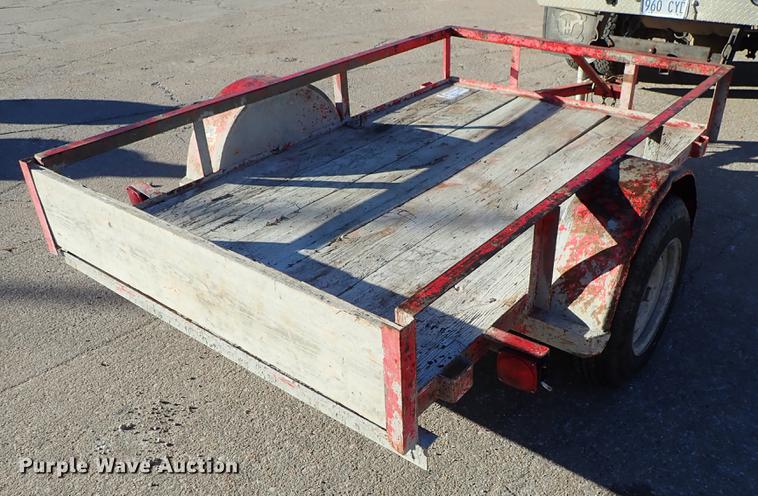 image for item DG2904 1996 Terrys Trailers utility trailer