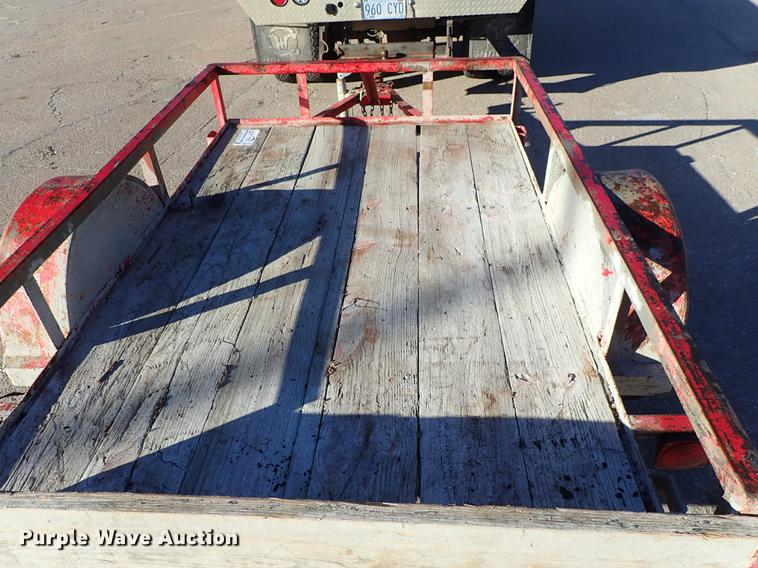 image for item DG2904 1996 Terrys Trailers utility trailer