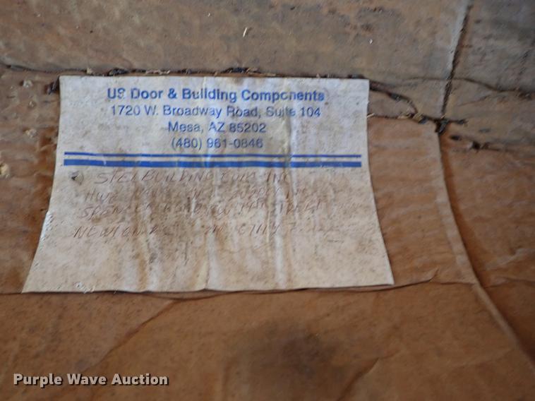 image for item EM9336 (3) steel garage doors