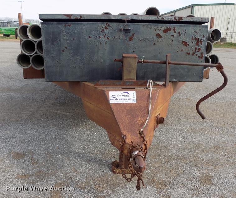 image for item DD3561 Shop built pipe trailer