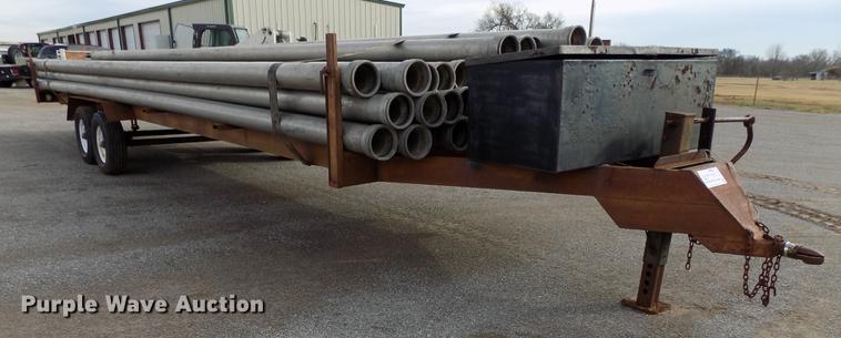 image for item DD3561 Shop built pipe trailer