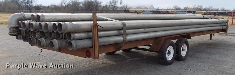 image for item DD3561 Shop built pipe trailer