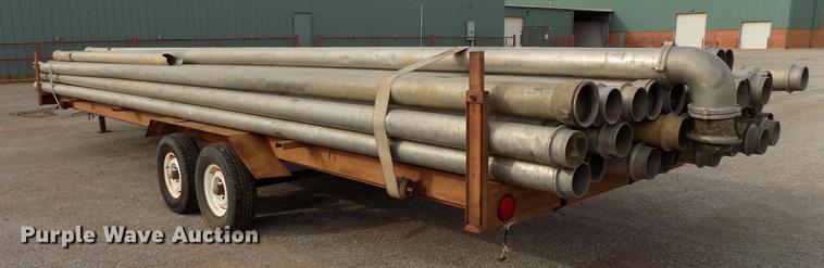 image for item DD3561 Shop built pipe trailer