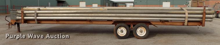 image for item DD3561 Shop built pipe trailer