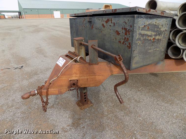 image for item DD3561 Shop built pipe trailer