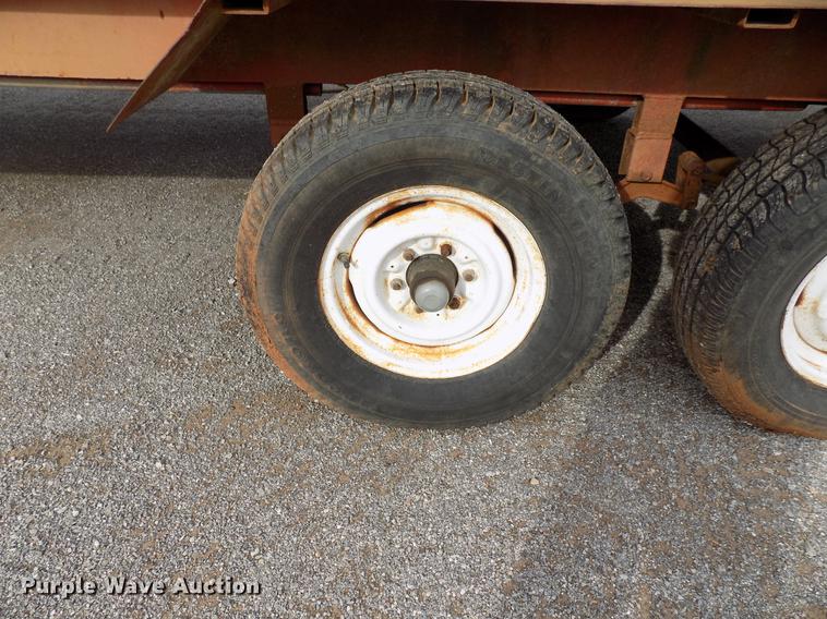 image for item DD3561 Shop built pipe trailer