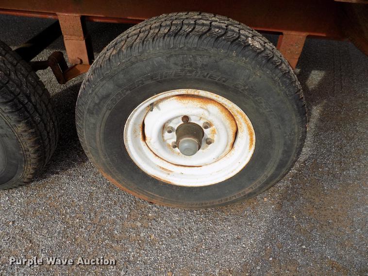 image for item DD3561 Shop built pipe trailer