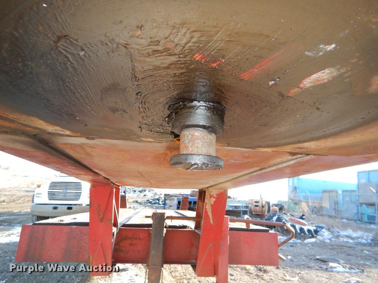 image for item DE0002 1978 Tech-Steel HLB34225 lowboy equipment trailer