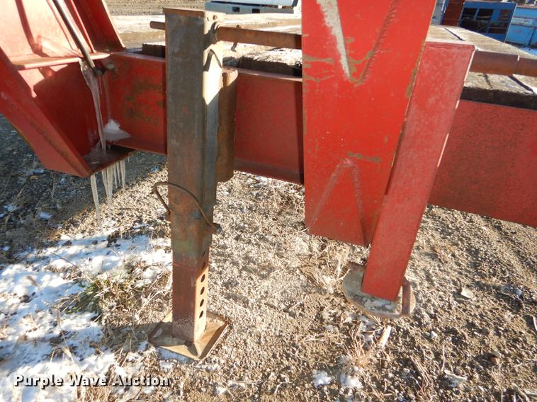 image for item DE0002 1978 Tech-Steel HLB34225 lowboy equipment trailer