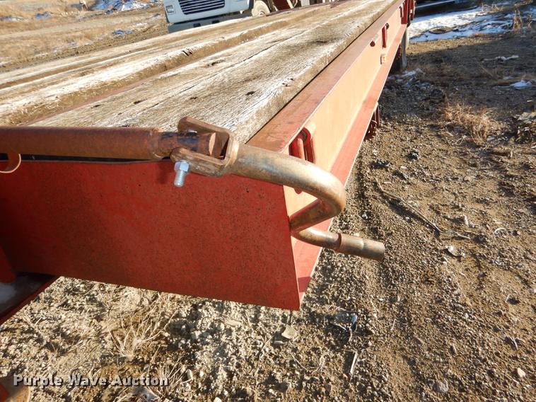 image for item DE0002 1978 Tech-Steel HLB34225 lowboy equipment trailer