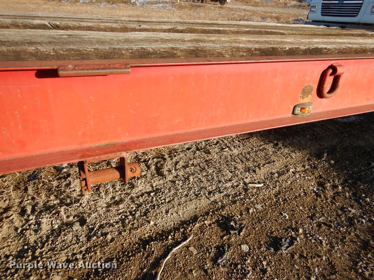 image for item DE0002 1978 Tech-Steel HLB34225 lowboy equipment trailer