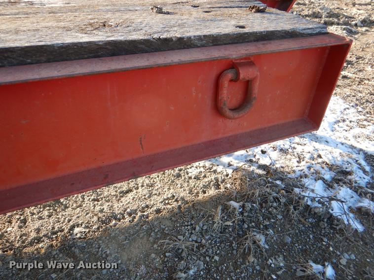 image for item DE0002 1978 Tech-Steel HLB34225 lowboy equipment trailer