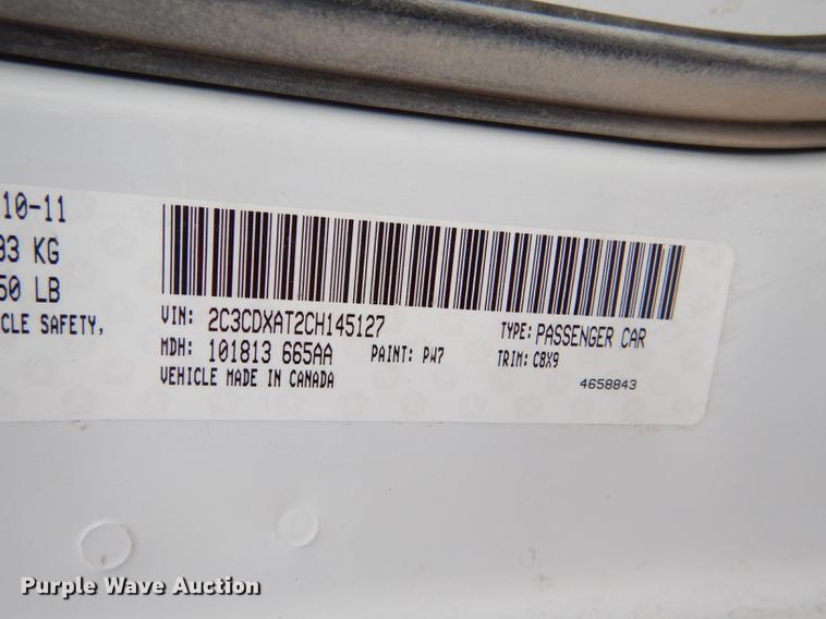 image for item DE0016 2012 Dodge Charger Police