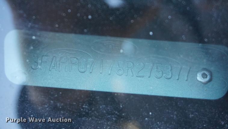 image for item DF1727 2008 Ford Fusion