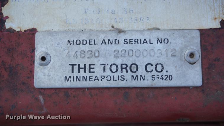 image for item DF1741 2004 Toro 93 seeder