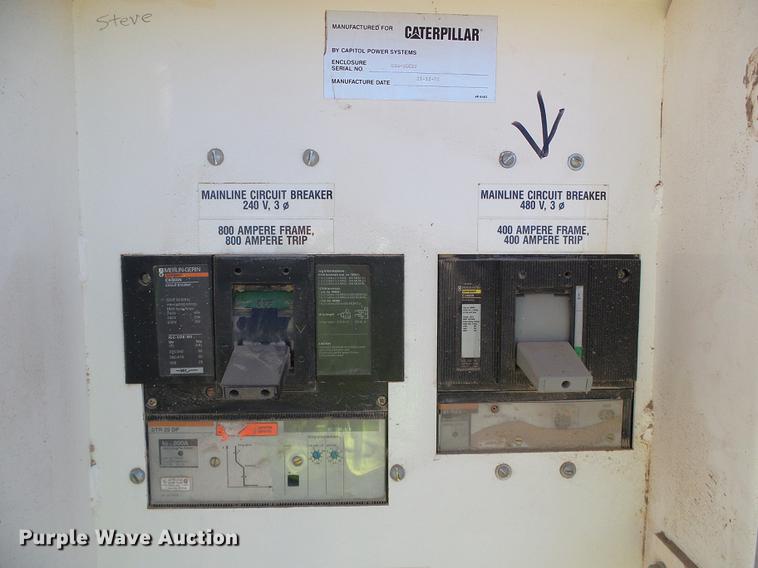 image for item DF2831 1999 Caterpillar XQ225-3306 generator