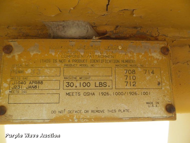 image for item DF2879 1995 Galion Dresser 710 double drum roller