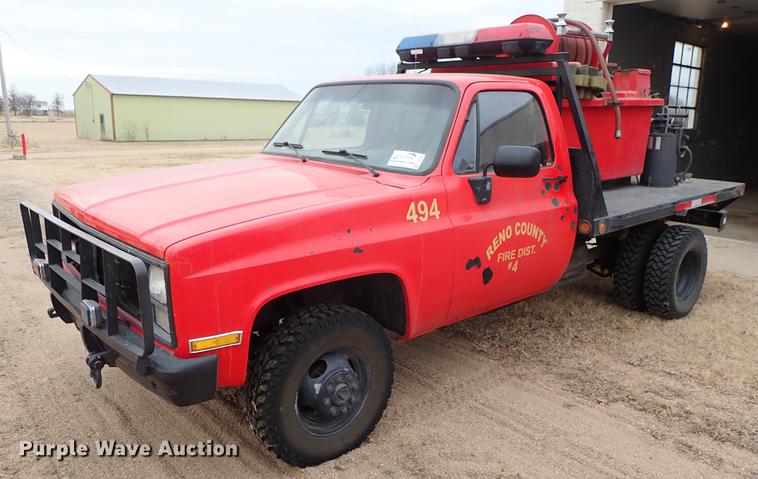 image for item DG2907 1987 Chevrolet brush fire truck