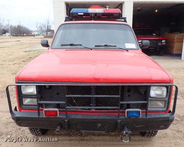image for item DG2907 1987 Chevrolet brush fire truck