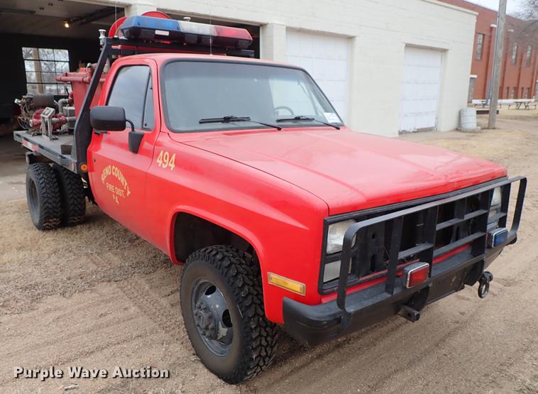 image for item DG2907 1987 Chevrolet brush fire truck