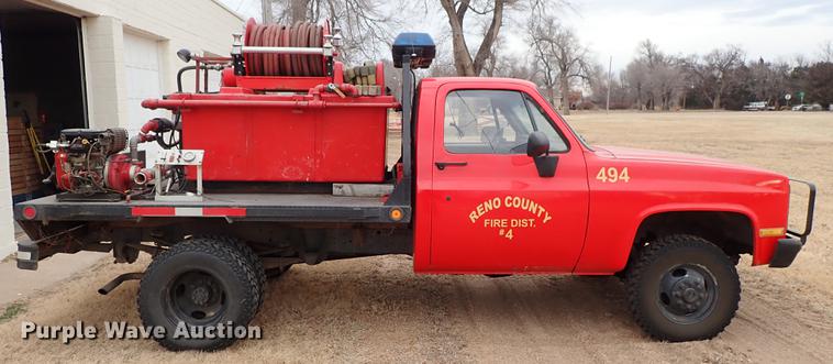 image for item DG2907 1987 Chevrolet brush fire truck