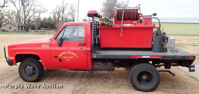 image for item DG2907 1987 Chevrolet brush fire truck