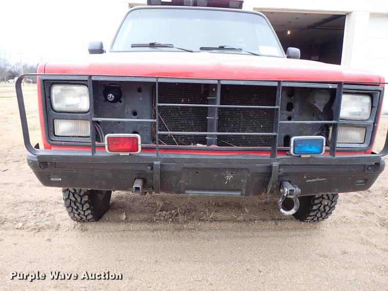 image for item DG2907 1987 Chevrolet brush fire truck