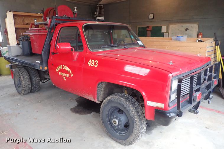 image for item DG2908 1987 Chevrolet brush fire truck