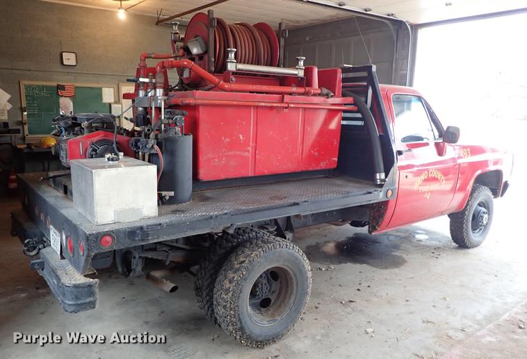 image for item DG2908 1987 Chevrolet brush fire truck