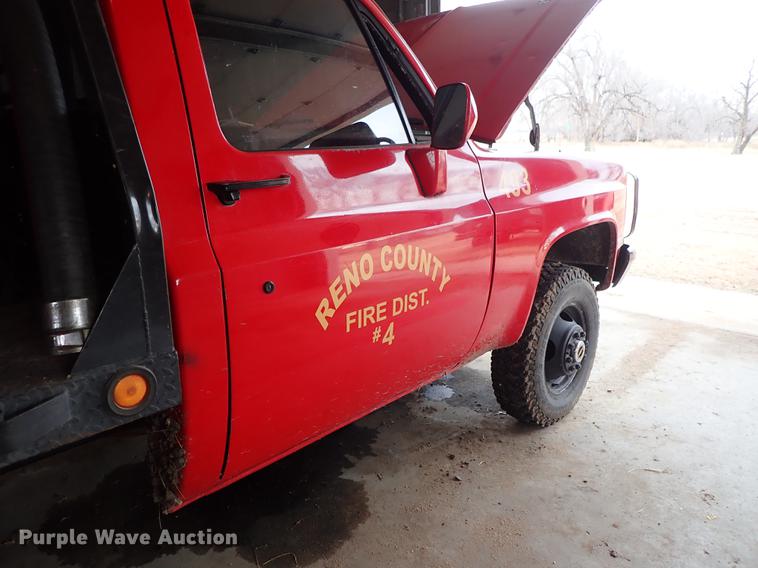 image for item DG2908 1987 Chevrolet brush fire truck