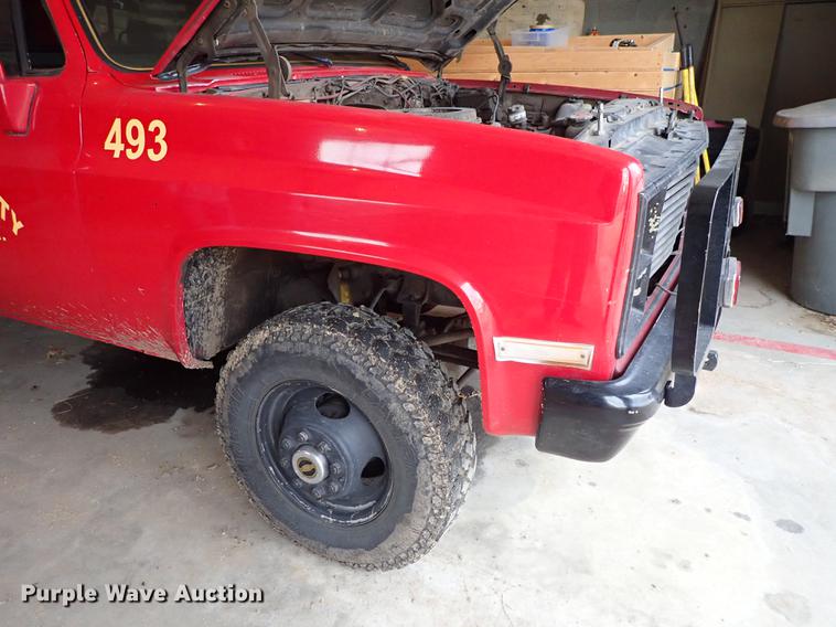 image for item DG2908 1987 Chevrolet brush fire truck