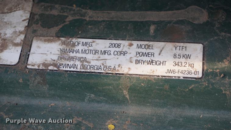 image for item DI9282 2008 Yamaha YTF1 golf cart